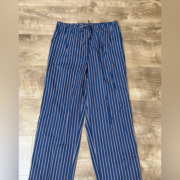 Lauren Ralph Lauren Dark Blue Stripe Monogram Pajamas women’s size small - Picture 9 of 9